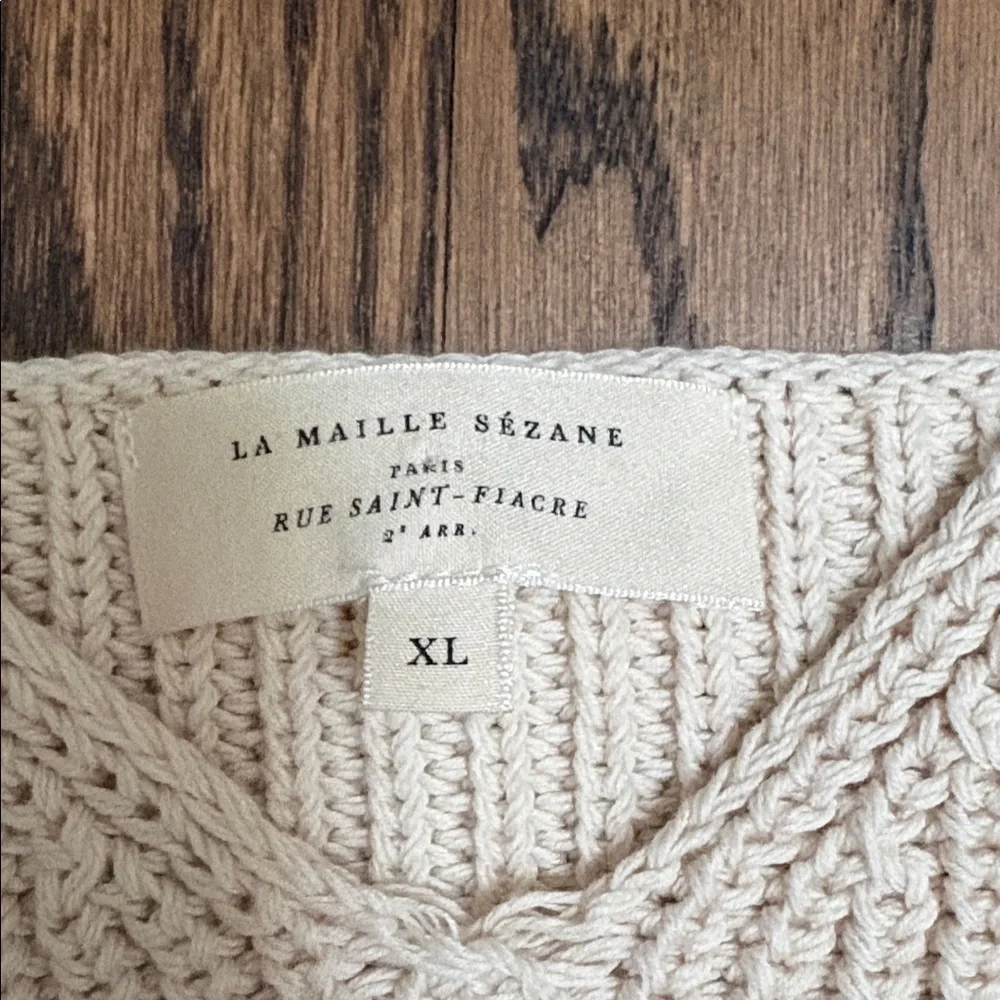 Sezane Saul Knit jumper Camisole Top - Picture 2 of 8